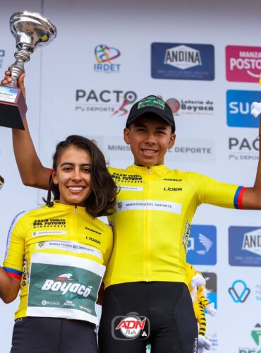 Juanita Salcedo y Jaider Benavides, nuevos líderes de la Vuelta al Futuro 2022