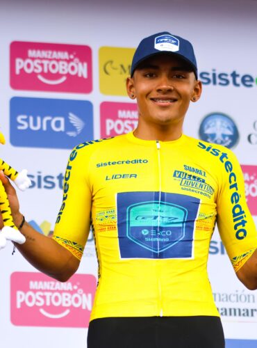 Cristian Vélez es el primer líder de la Vuelta de la Juventud 2025