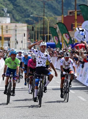 Brandon Rojas ganó la quinta etapa en Táchira